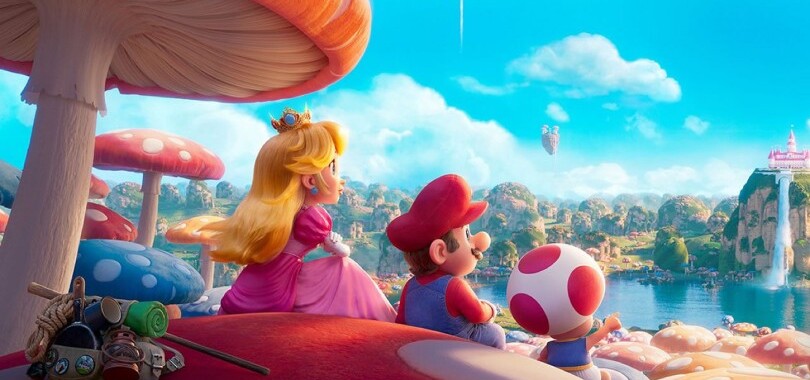 Scene of Super Mario Bros
