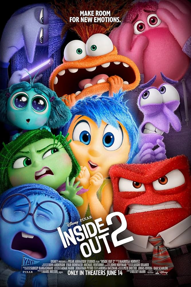 Inside Out 2 Poster best movies 2024