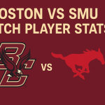 boston college eagles football vs smu football match player stats