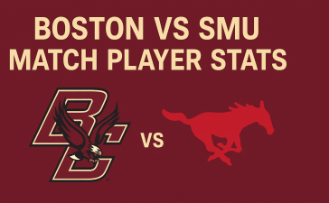 boston college eagles football vs smu football match player stats