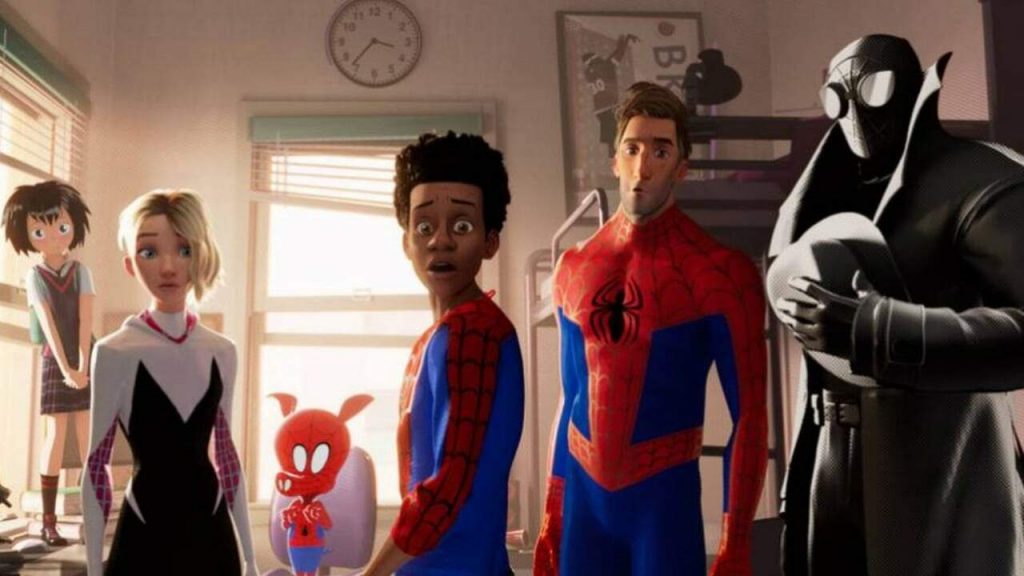 Cena do filme "Homem-Aranha: Através do Aranhaverso"