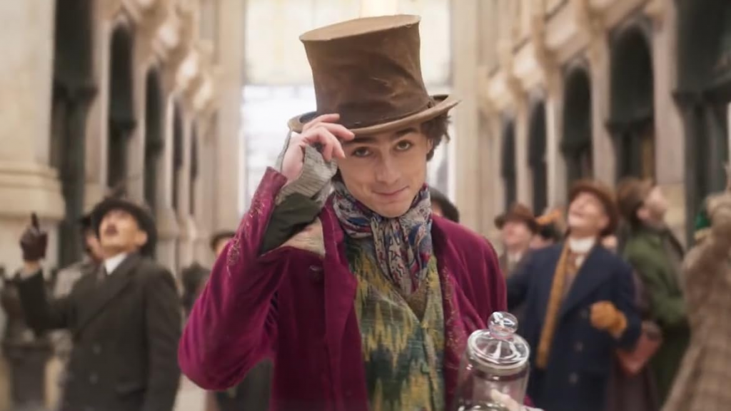 filmes de timothée chalamet wonka
