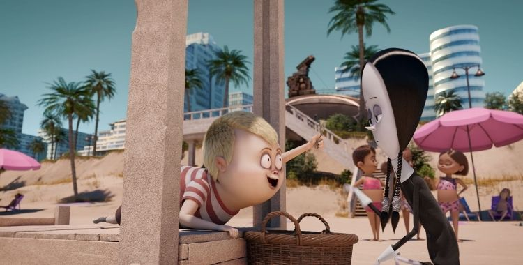 A família Addams pé na estrada 2 disponível na Netflix