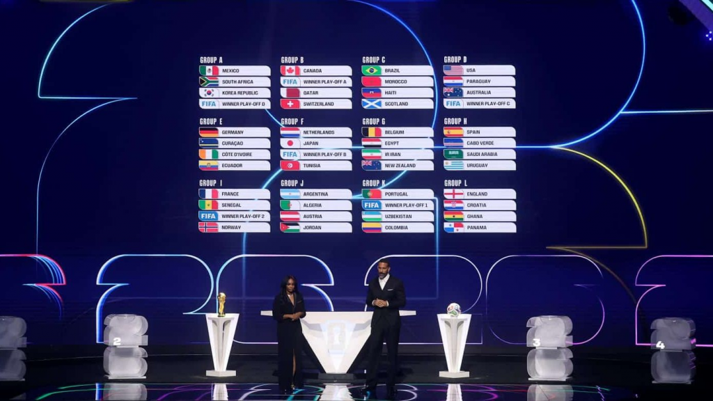 Tabela e jogos da Copa do Mundo 2026: grupos, datas e horários